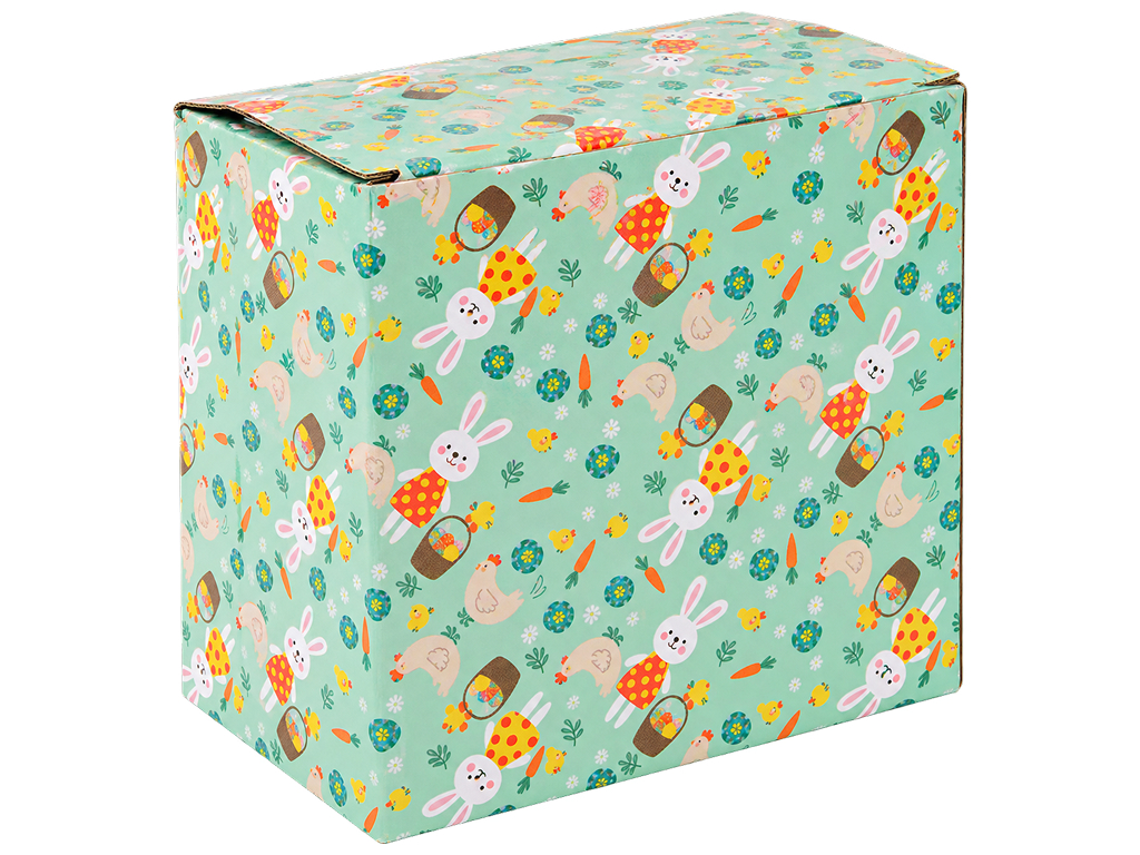 Менажница пасхальная Bloom & Bunny керамическая с 3 секциями, 19,5×11 см