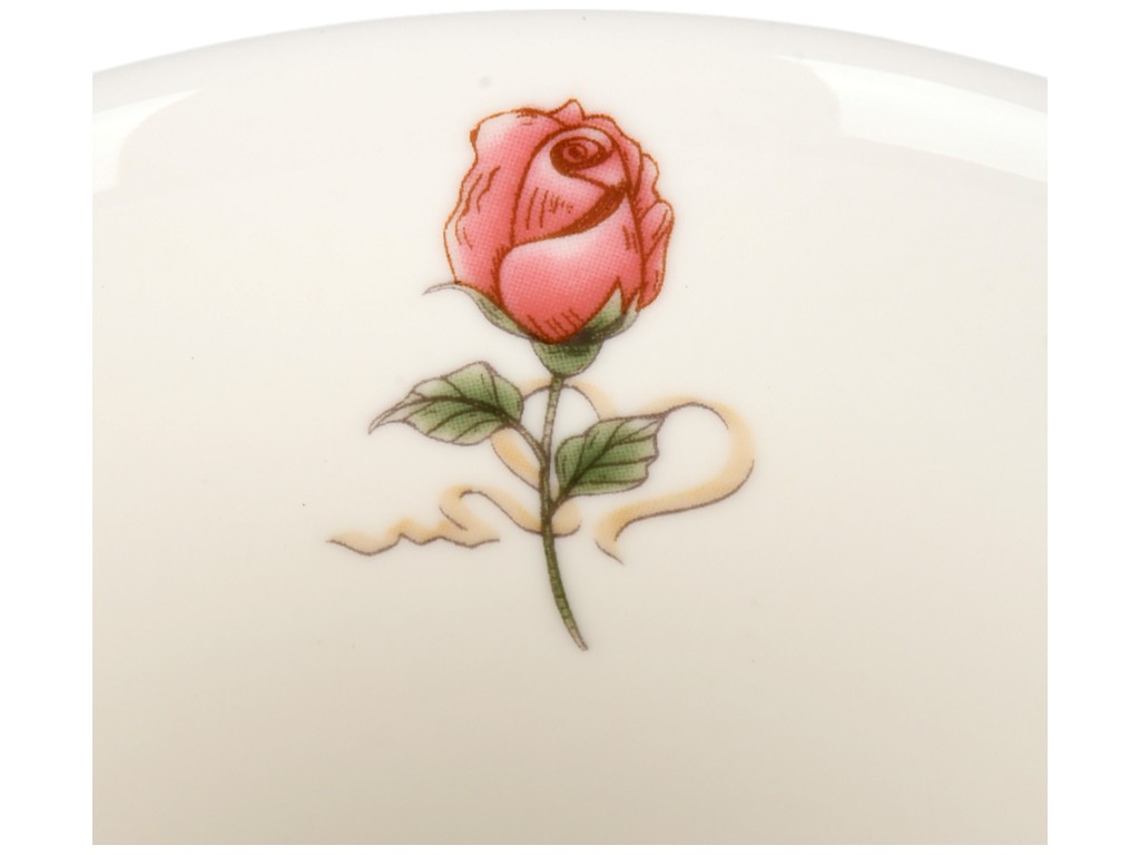 Чашка Royal Rose, фарфор, 320мл, цвет белый с рисунком