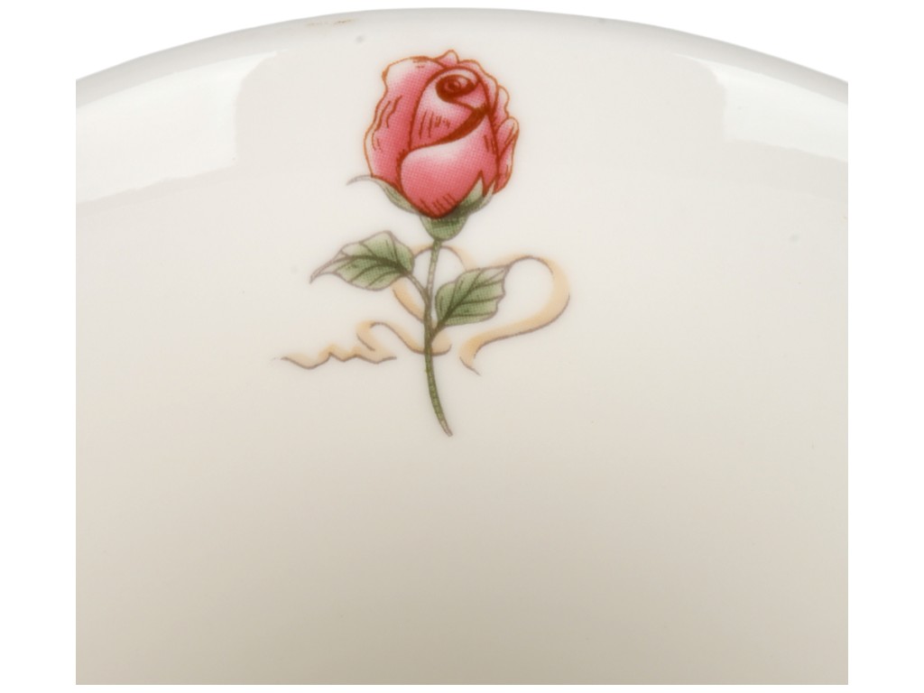 Чашка Royal Rose, порцеляна, 320мл, колір білий з малюнком