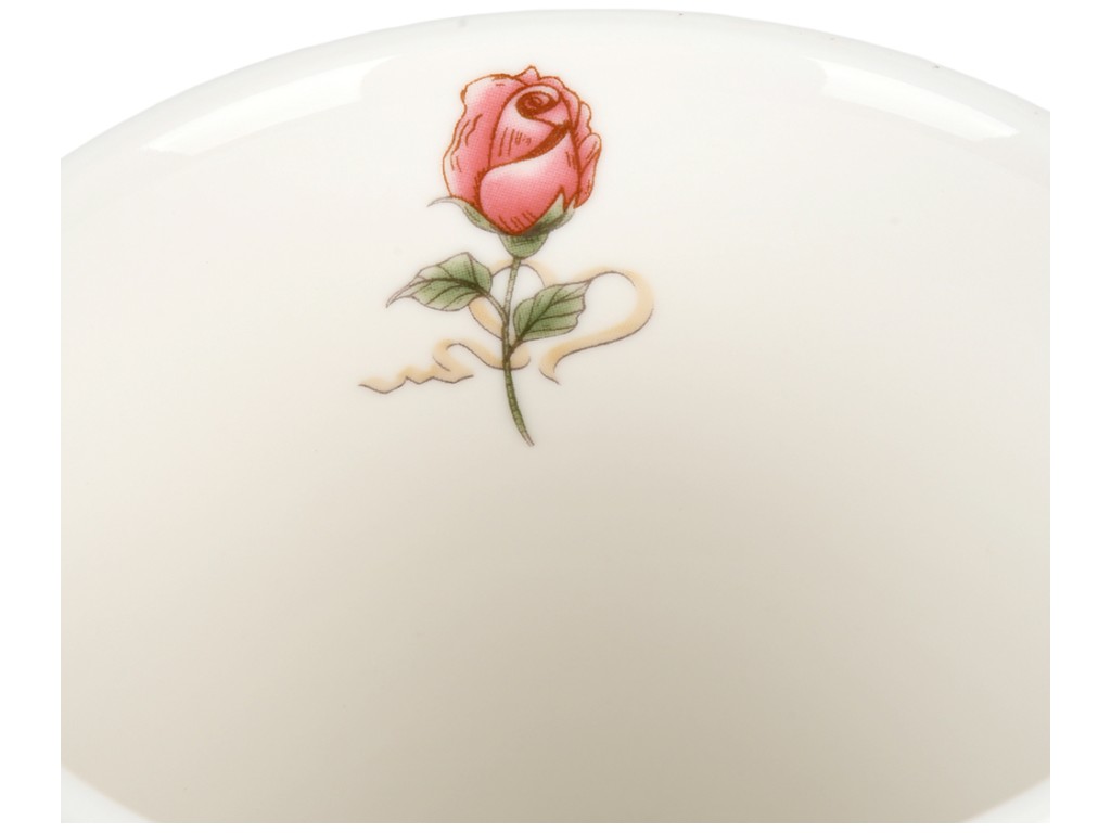 Чашка Royal Rose, фарфор, 300мл, цвет белый с рисунком