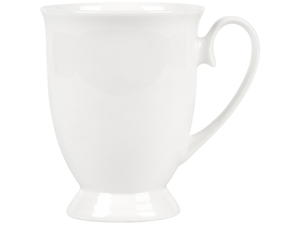 Чашка Pure white, порцеляна, 350мл, колір білий