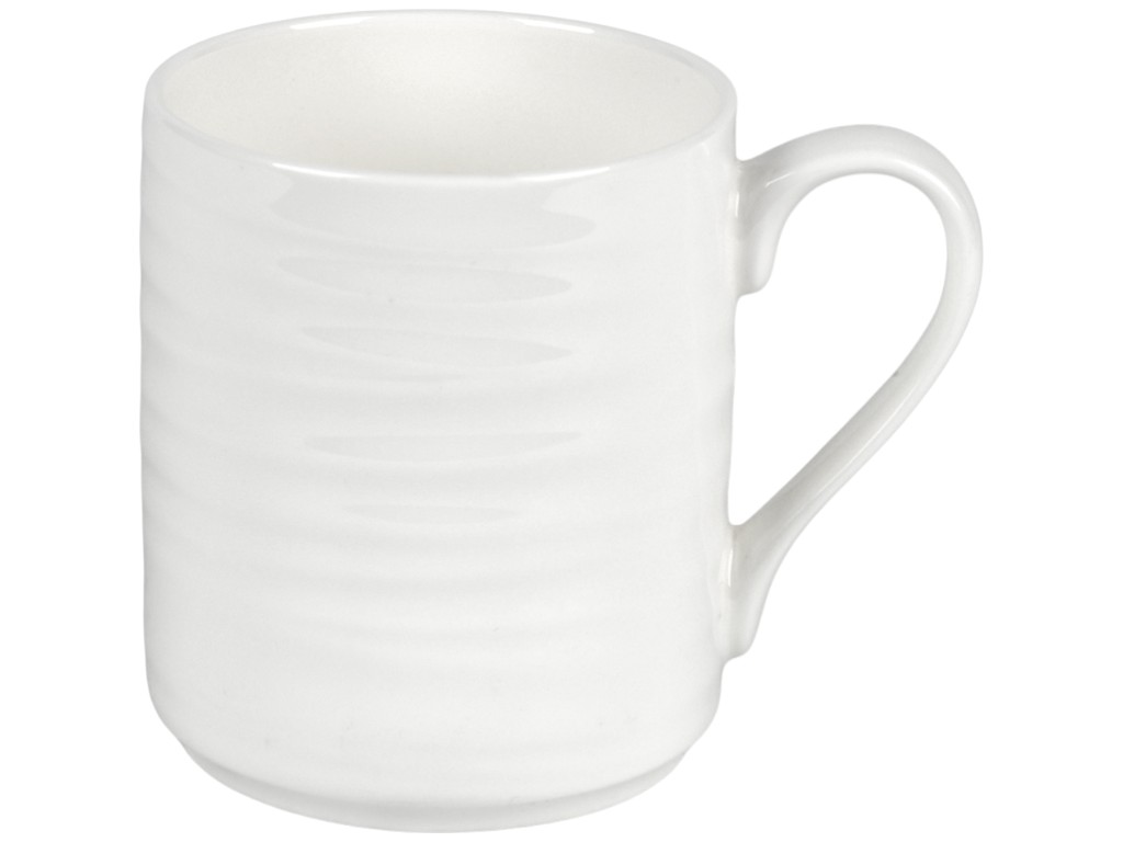 Чашка Pure white, фарфор, 350мл, цвет белый