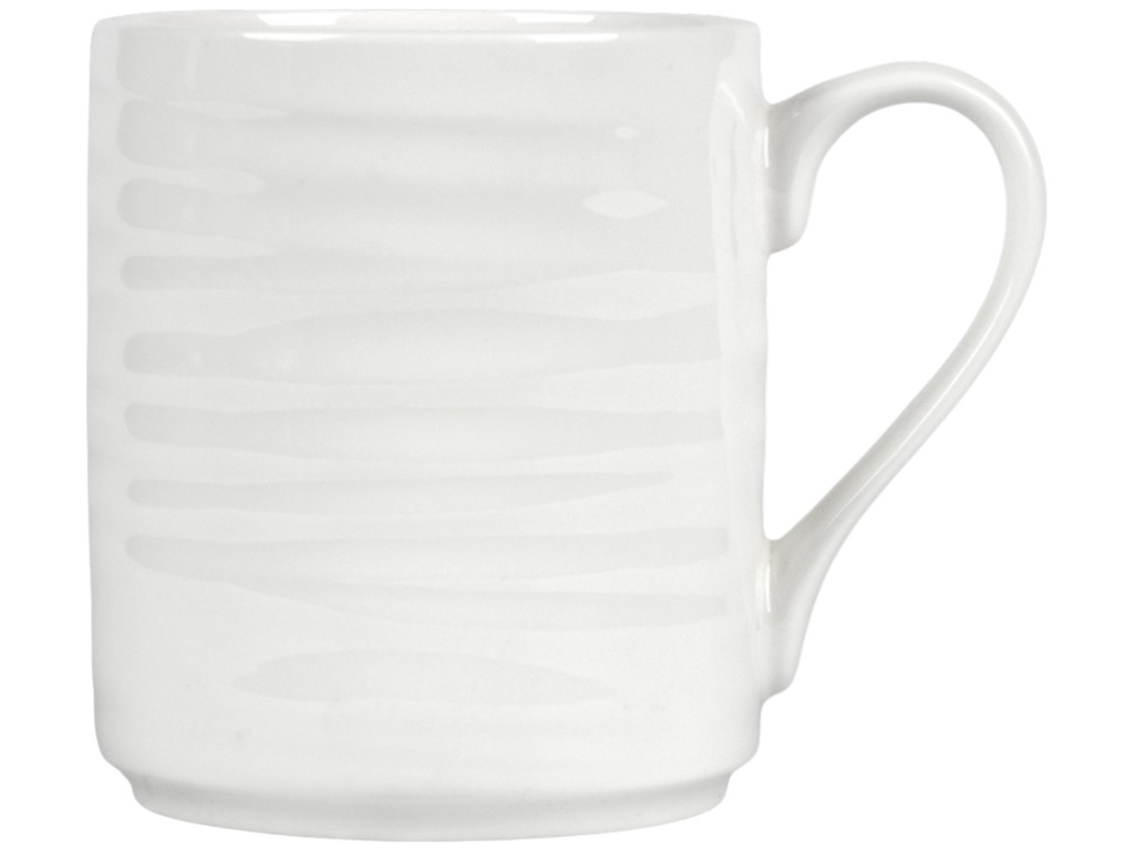 Чашка Pure white, фарфор, 350мл, цвет белый