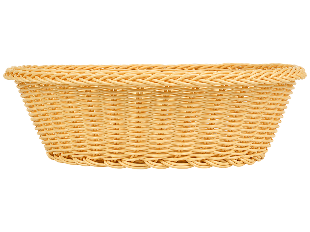 Кошик плетений Home Harvest, поліротанг, круглий, 24 см