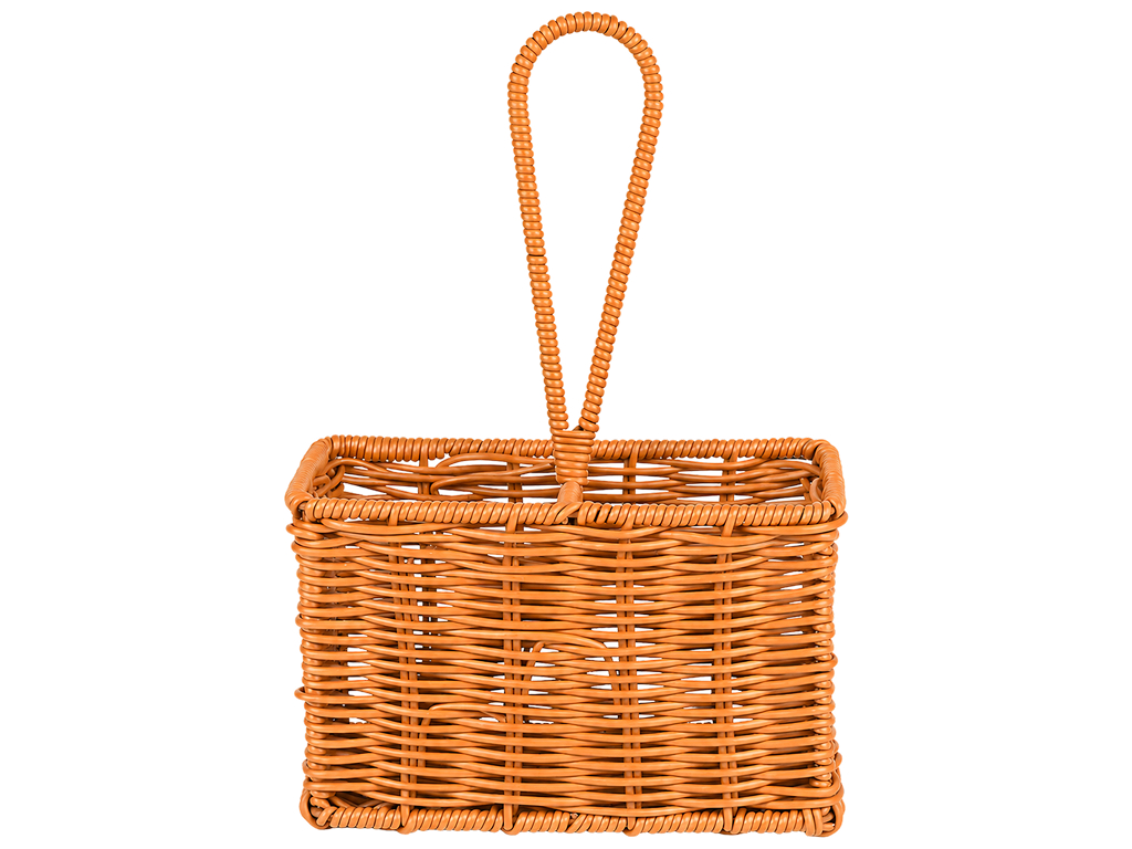 Кошик плетений з ручкою Eco-charm, поліротанг, 19×9 см