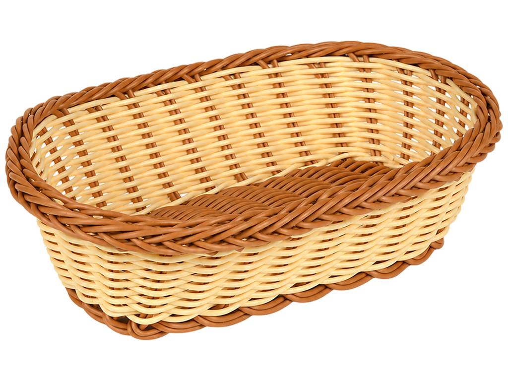 Кошик плетений Sunrise Basket, поліротанг, овальна форма, 26×20 см Кошик плетений Sunrise Basket, поліротанг, овальна форма, 26×20 см