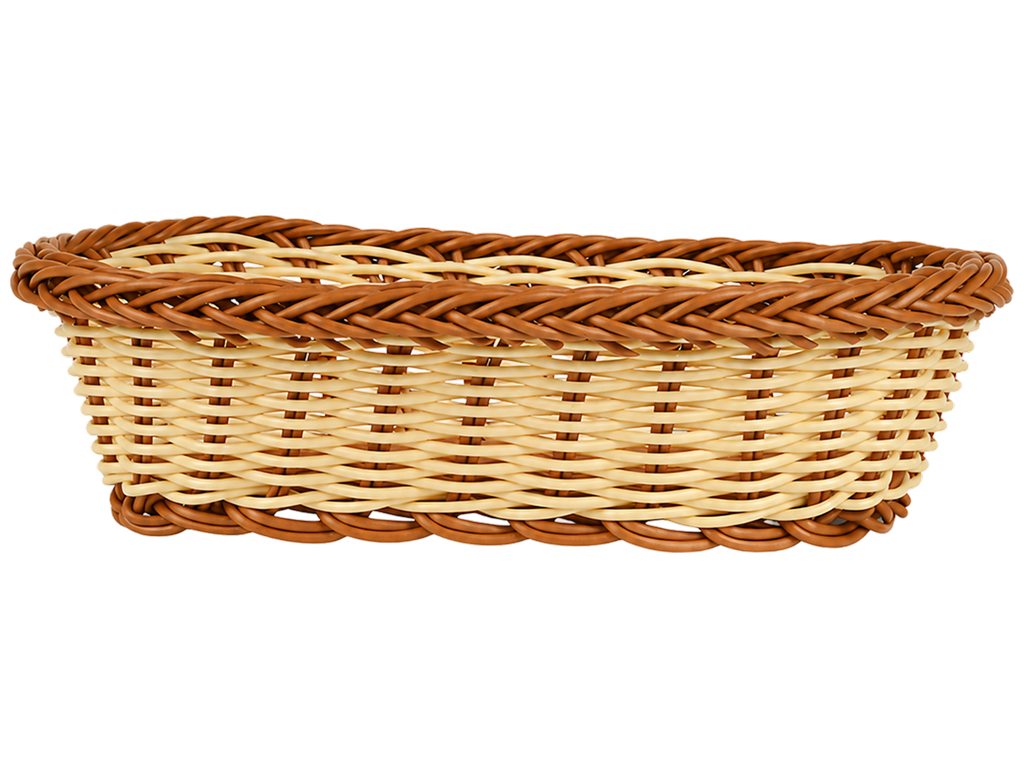 Кошик плетений Sunrise Basket, поліротанг, овальна форма, 26×20 см