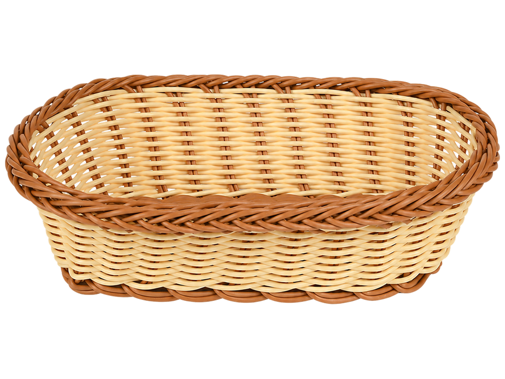 Кошик плетений Sunrise Basket, поліротанг, овальна форма, 29×23 см