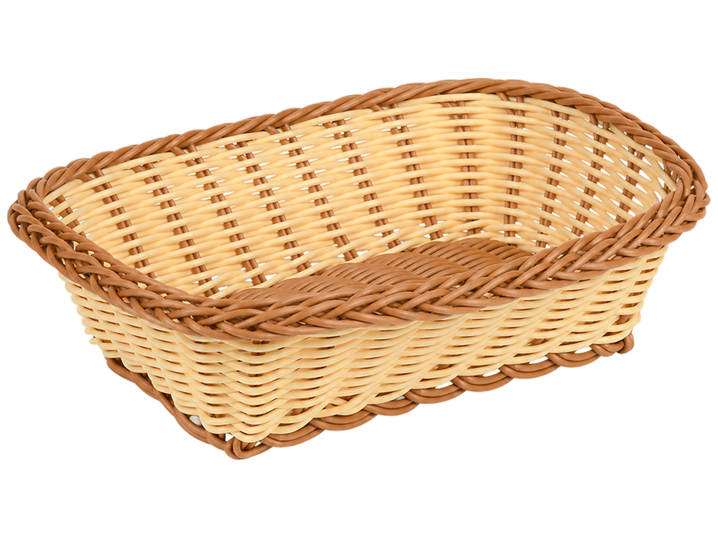 Кошик плетений Sunrise Basket, поліротанг, прямокутна форма, 26×20 см