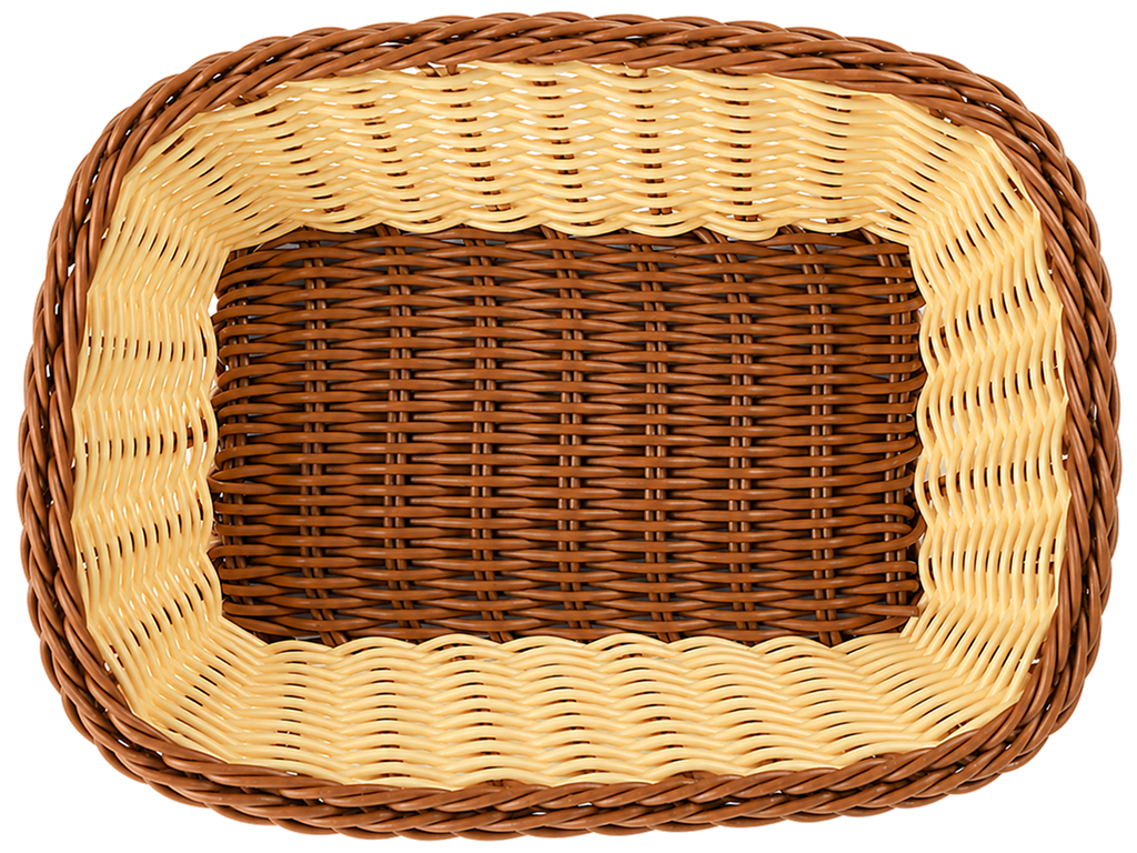 Кошик плетений Sunrise Basket, поліротанг, прямокутна форма, 26×20 см