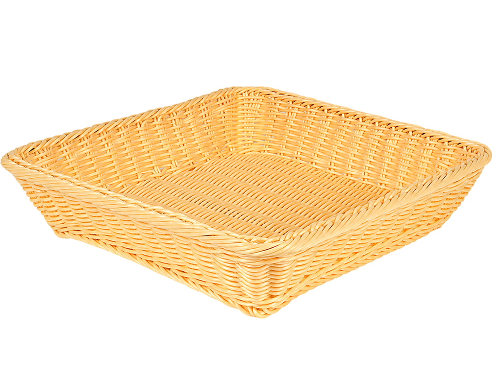 Кошик плетений Simple Weave, поліротанг, квадратний, 35×35 см Кошик плетений Simple Weave, поліротанг, квадратний, 35×35 см