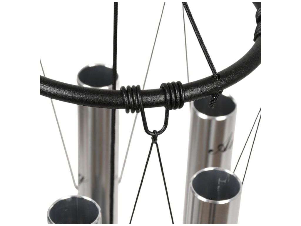 Підвіска декоративна Музика вітру, метал, пластик, 100см, дизайн вітраж церква