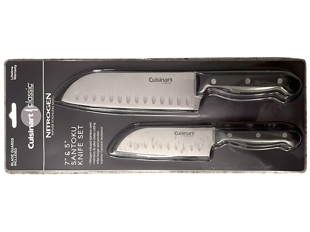 Набор ножей кухонных, нержавеющая сталь, пластик, 40×14,5см, цвет черный