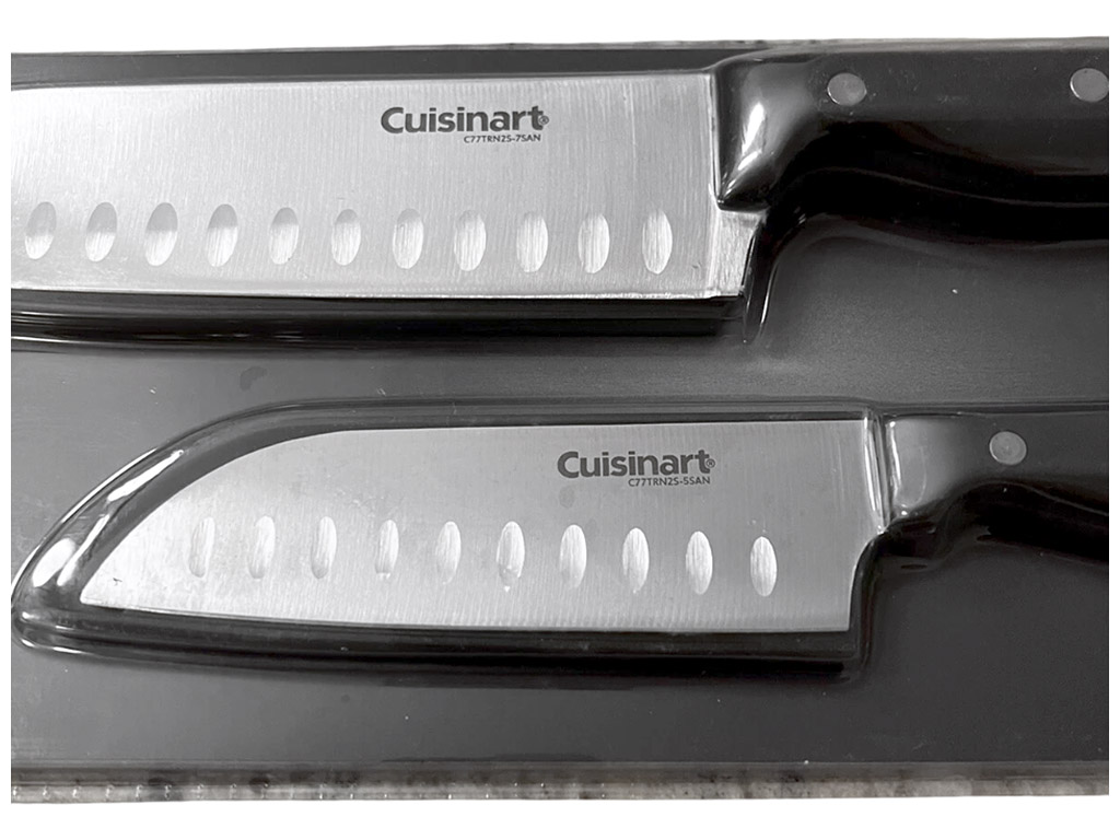 Набір кухонних ножів, нержавіюча сталь, пластик, 40×14,5см, колір чорний