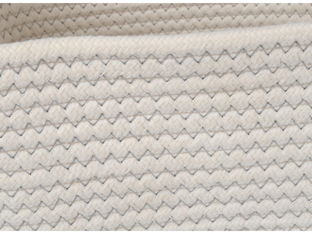 Корзина для хранения с ручками, хлопок, полиэстер, 25×25×20см (цена за 1шт)