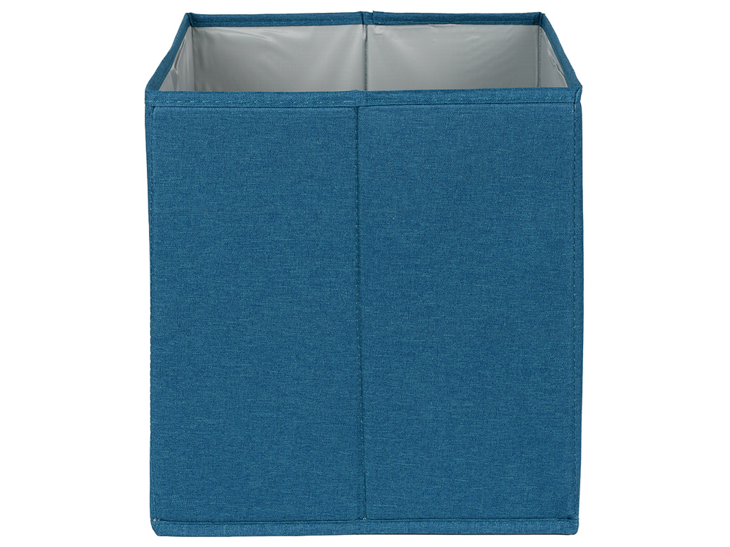 Коробка складная для хранения вещей, полиэстер,  картон, 26х26х28см (цена за 1шт)