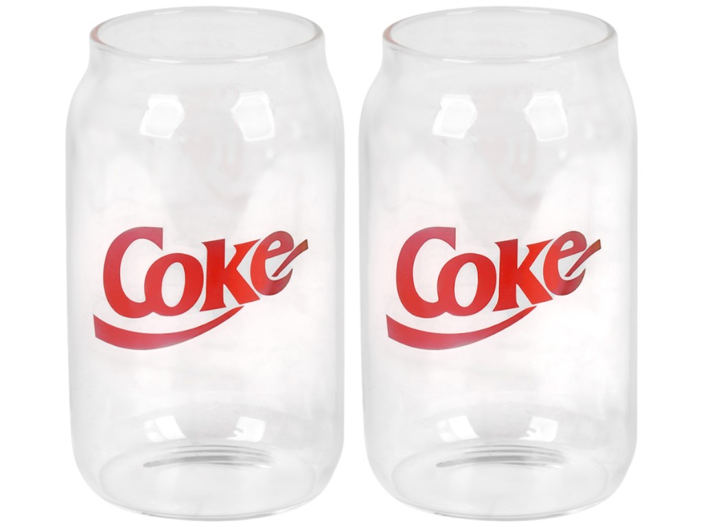 Стакан высокий Cola, стекло, 400мл, цвет прозрачный (цена за набор 2шт)