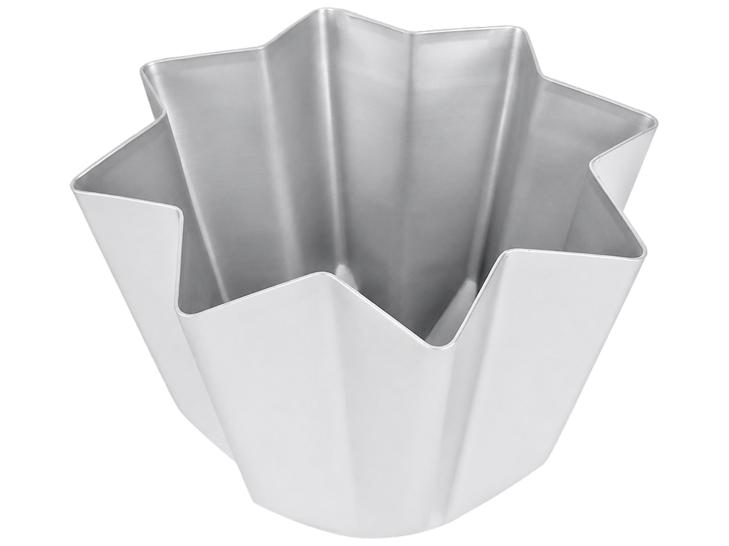 Форма для випікання Metria, алюміній, рельєфна, 500 г, 19,6×9×15 см