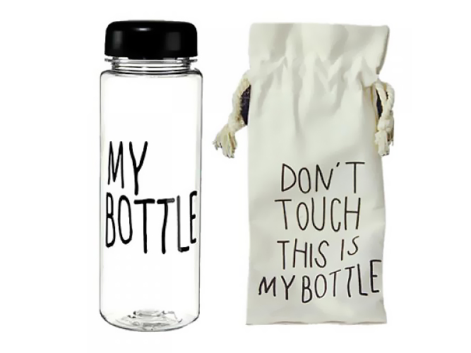 Спортивна пляшка-поїлка "My bottle" в чохлі 500мл