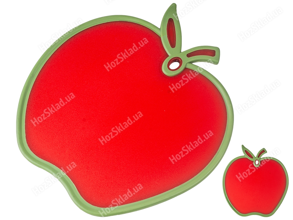 Доска разделочная пластиковая Красное яблоко 28х1х30см