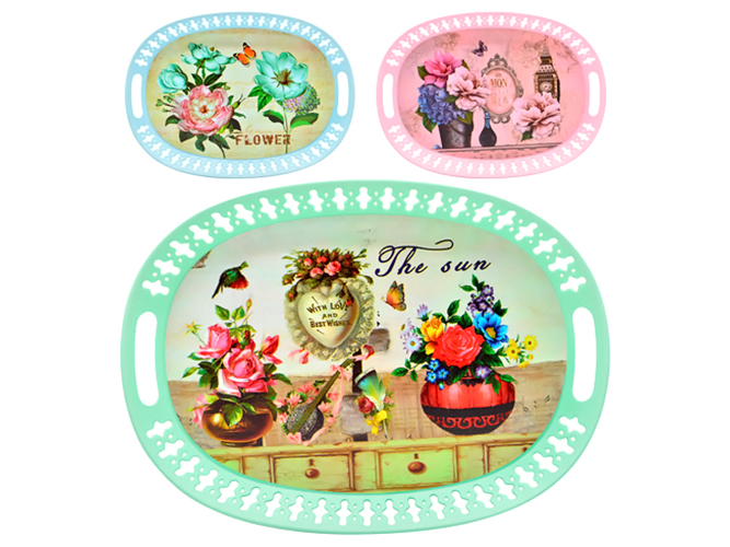 Поднос ажурный 34x24,8x4см