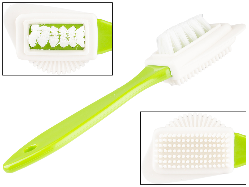 Щетка для чистки с вкраплением металического ворса 15,5см