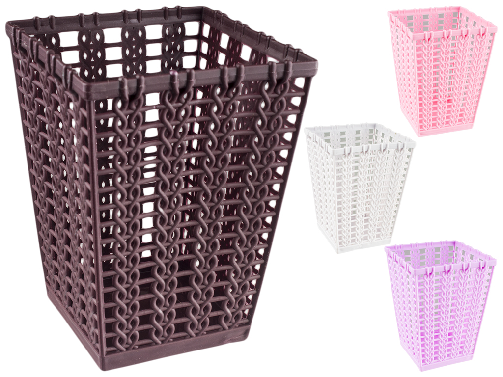 Подставка-плетенка 8,7х8,7х11,5см (цвета ассорти)