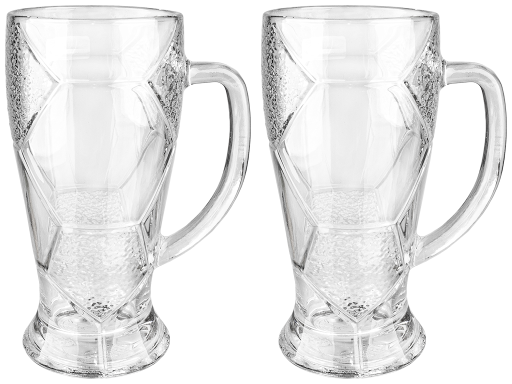 Бокалы пивные 12,7х9х18,5см 600мл (цена за набор 2шт) R29795