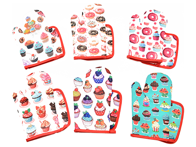 Набор кухонный (рукавица, прихватка) 26x16см (цена за набор 2 предмета)