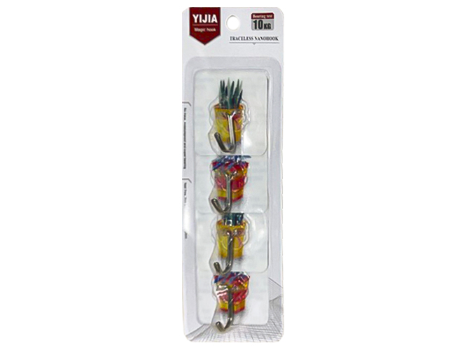 Крючки декоративные самоклеющиеся (цена за набор 4шт)