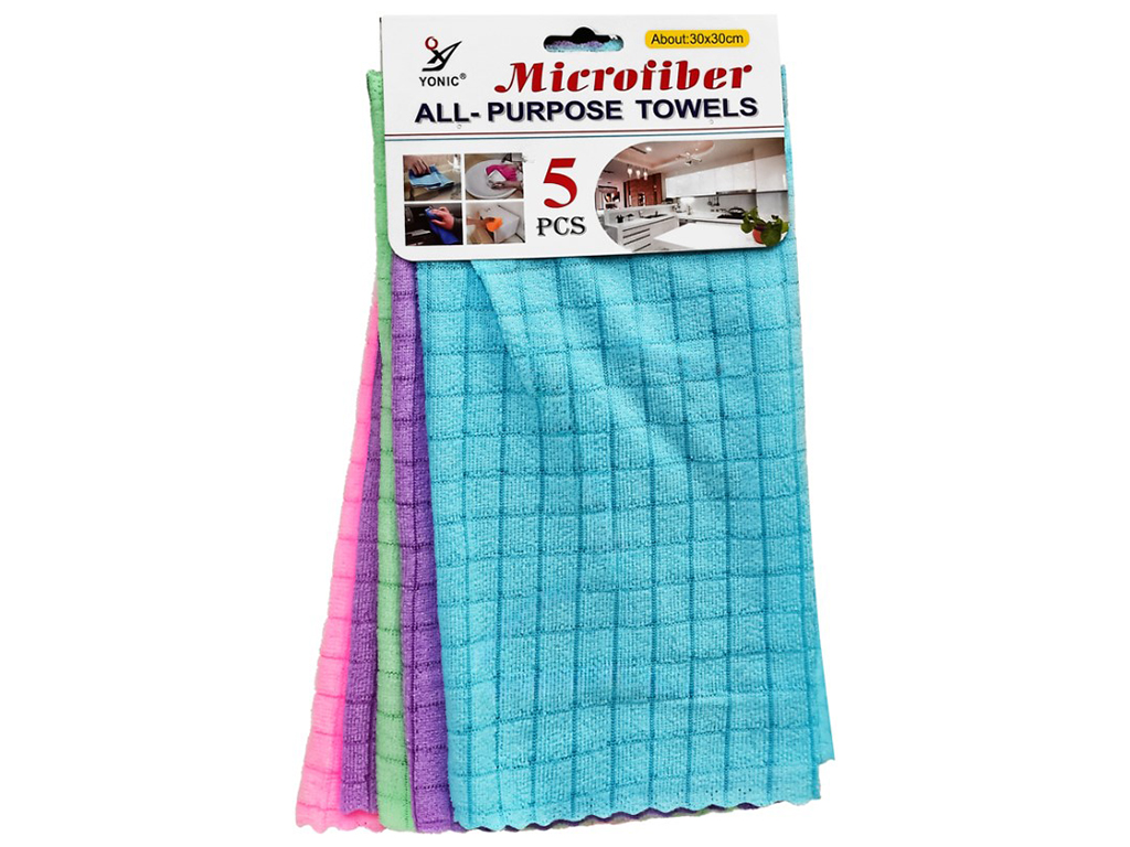 Серветка для прибирання, 30х30см, 5шт