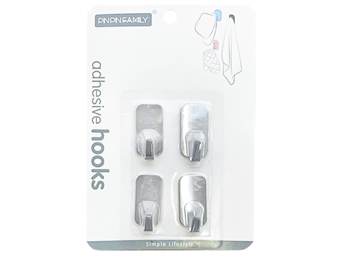 Крючки декоративные самоклеющиеся (цена за набор 4шт)