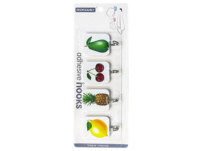 Крючки декоративные самоклеющиеся (цена за набор 4шт)