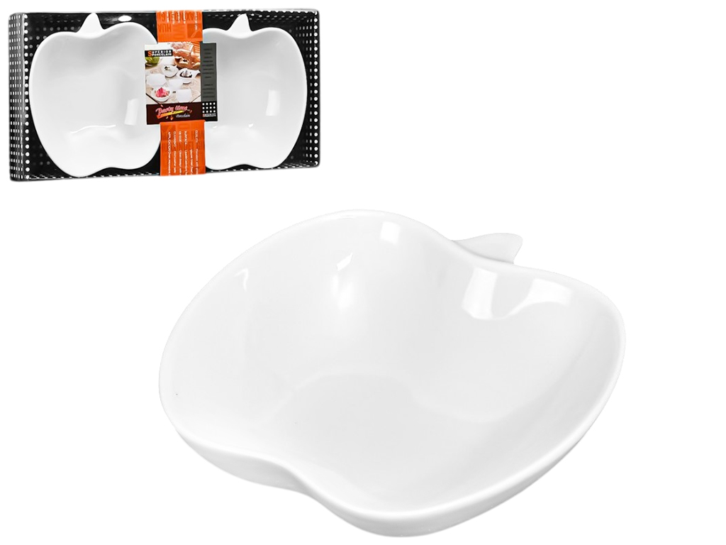 Салатник фарфор, 32x17x5,5см (цена за набор 2шт)