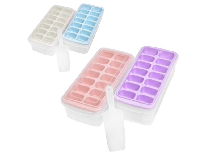 Форма для льоду, з контейнером, 27х12х7,5см