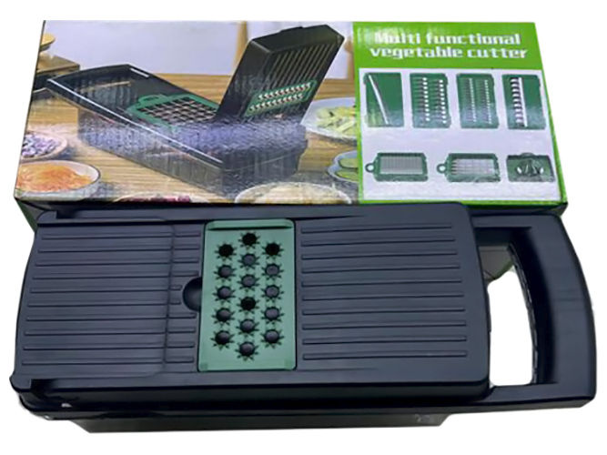 Терка-овощерезка с контейнером, 31x14x12см (цена за набор 16 предметов)