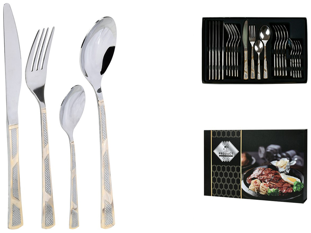 Набор столовых приборов Luxury (цена за набор 24 предмета)
