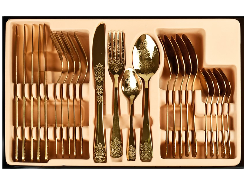 Набор столовых приборов Glitter (цена за набор 24 предмета)