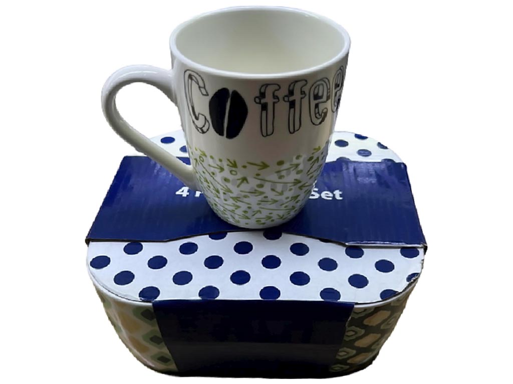 Набор чашек, 330мл (цена за набор 4шт)