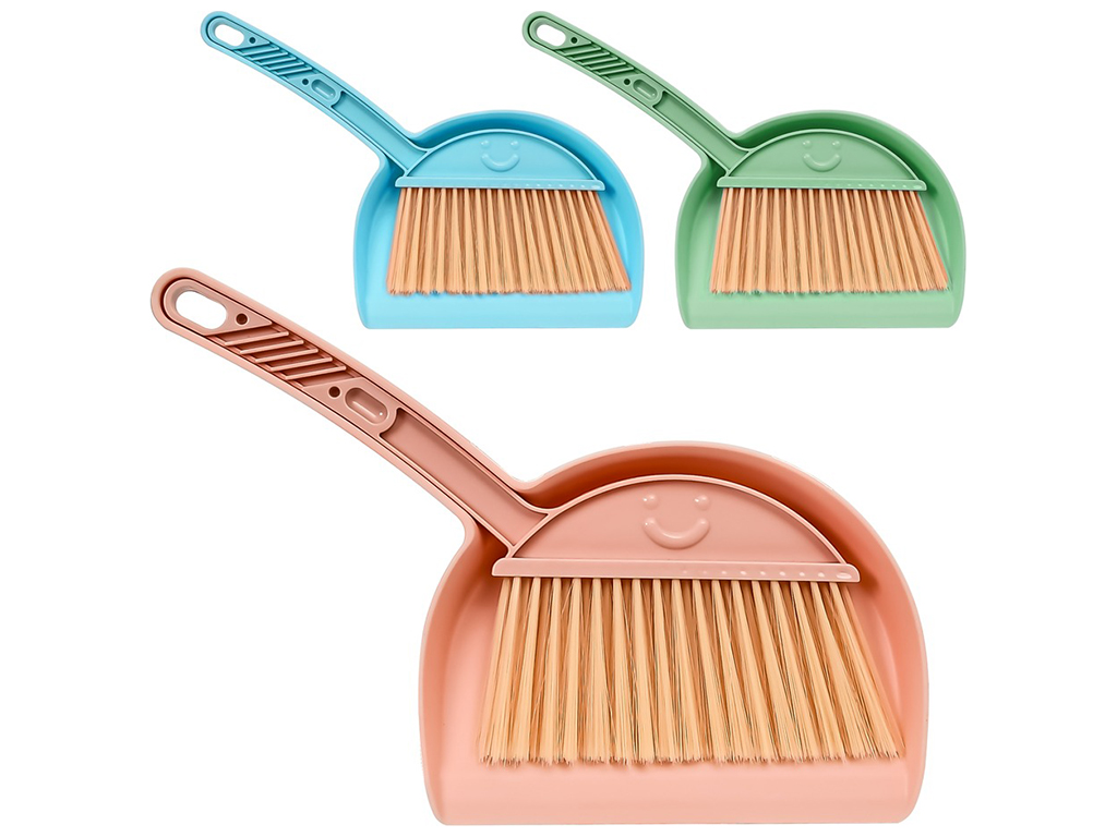 Совок с щеткой, 38х16,5х22см