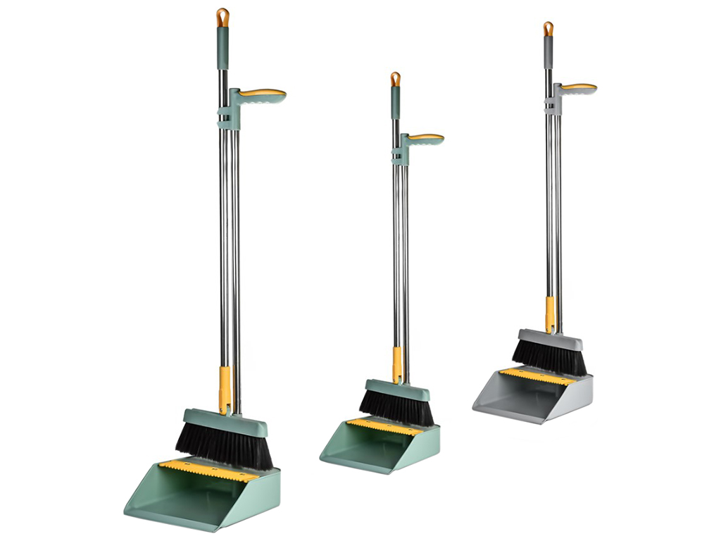 Набор для уборки: метла и совок, 27х90, 25х99см