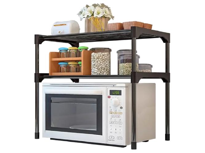 Полка-стеллаж для микроволновой печи, 57,5x50x26см