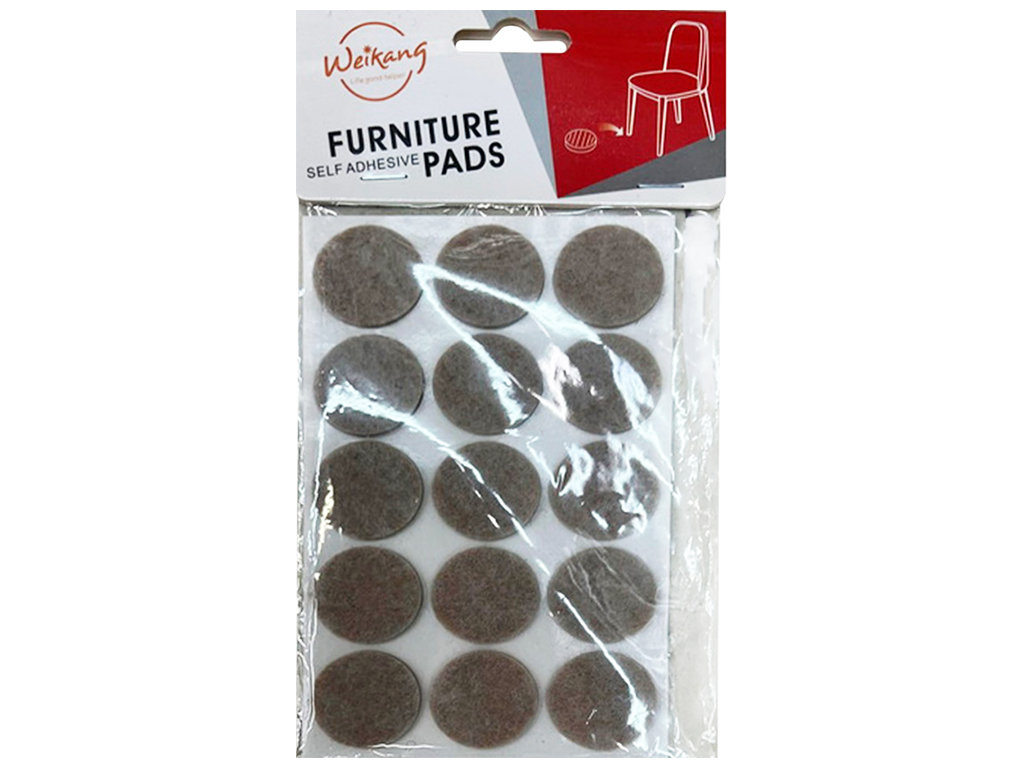 Наклейки на ніжки стільця/стола круглі, 15шт, 3см