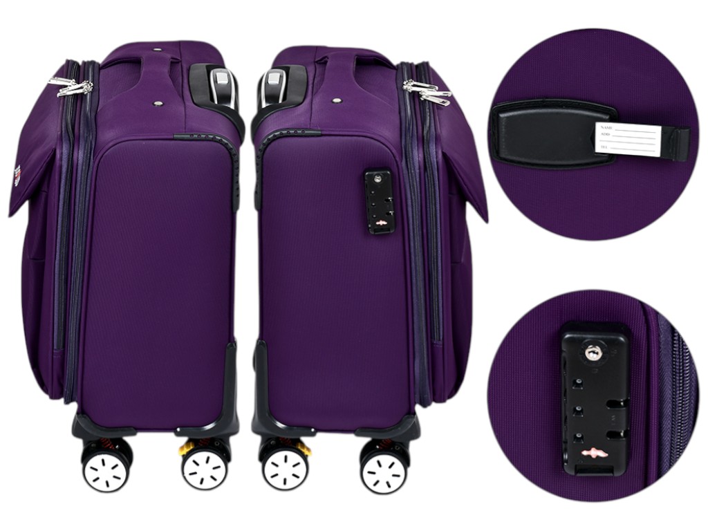 Валіза з кодовим замком, полікарбонат, метал, 43х39х22см (ціна за 1шт)