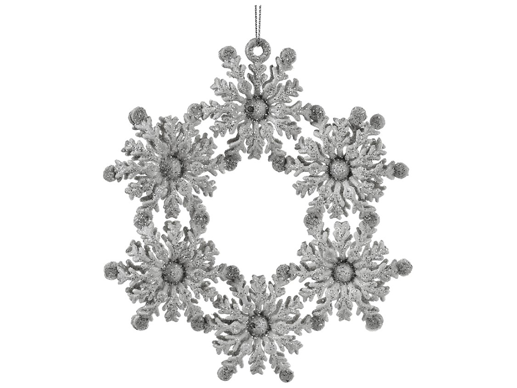Фигурка-подвеска новогодняя Snowflake