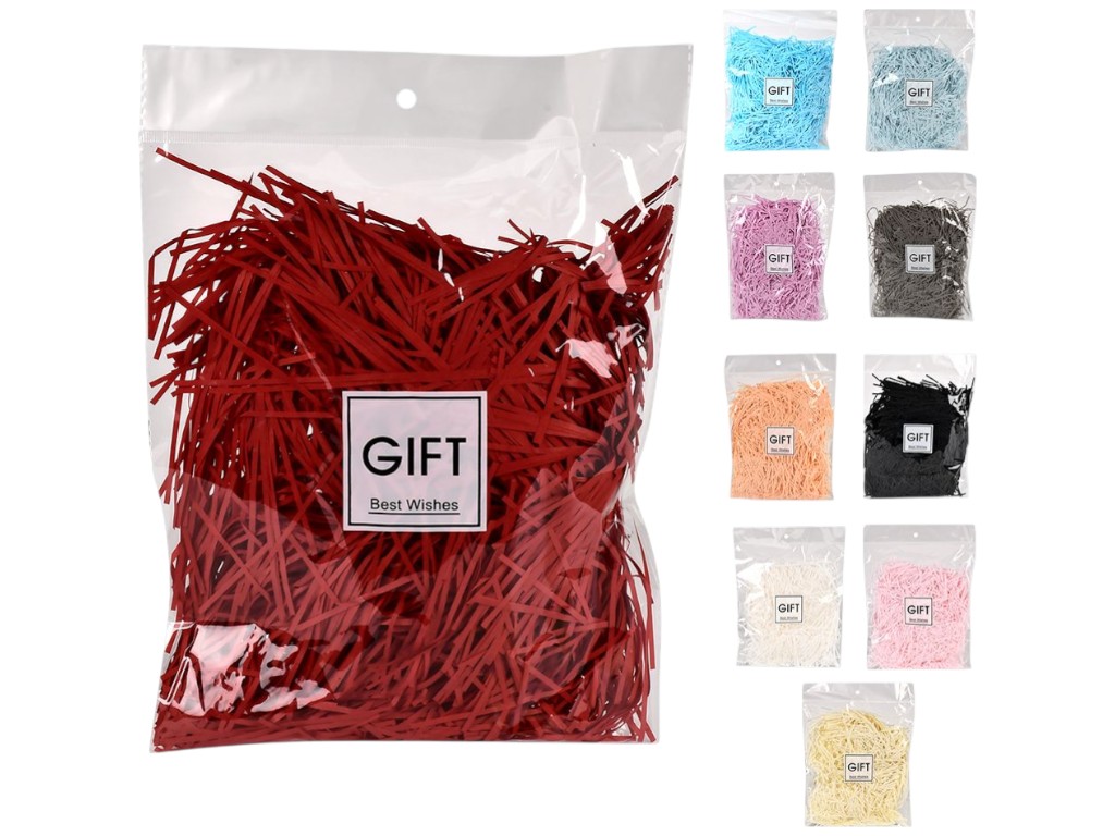 Наполнитель декоративный для подарочных коробок, бумага, 50г (цена за 1шт)