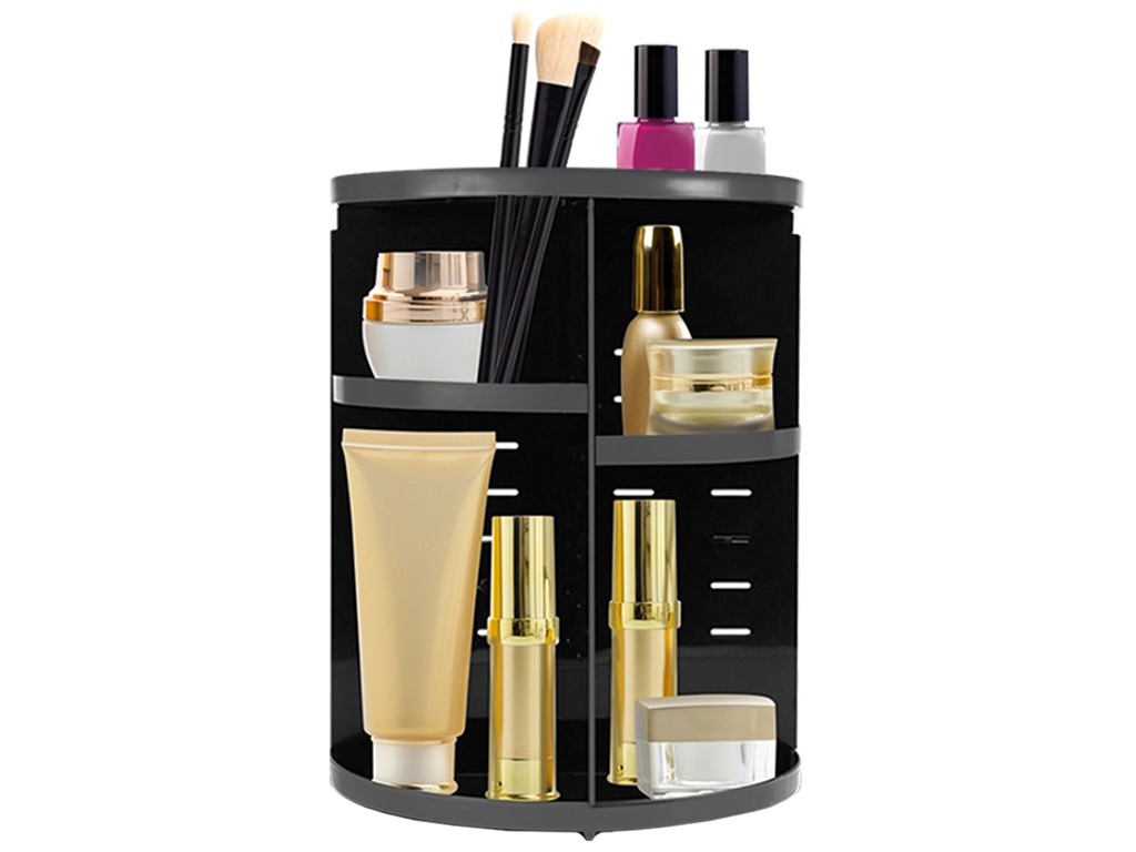 Органайзер для косметики вращающийся, 21,5х28х4,5см