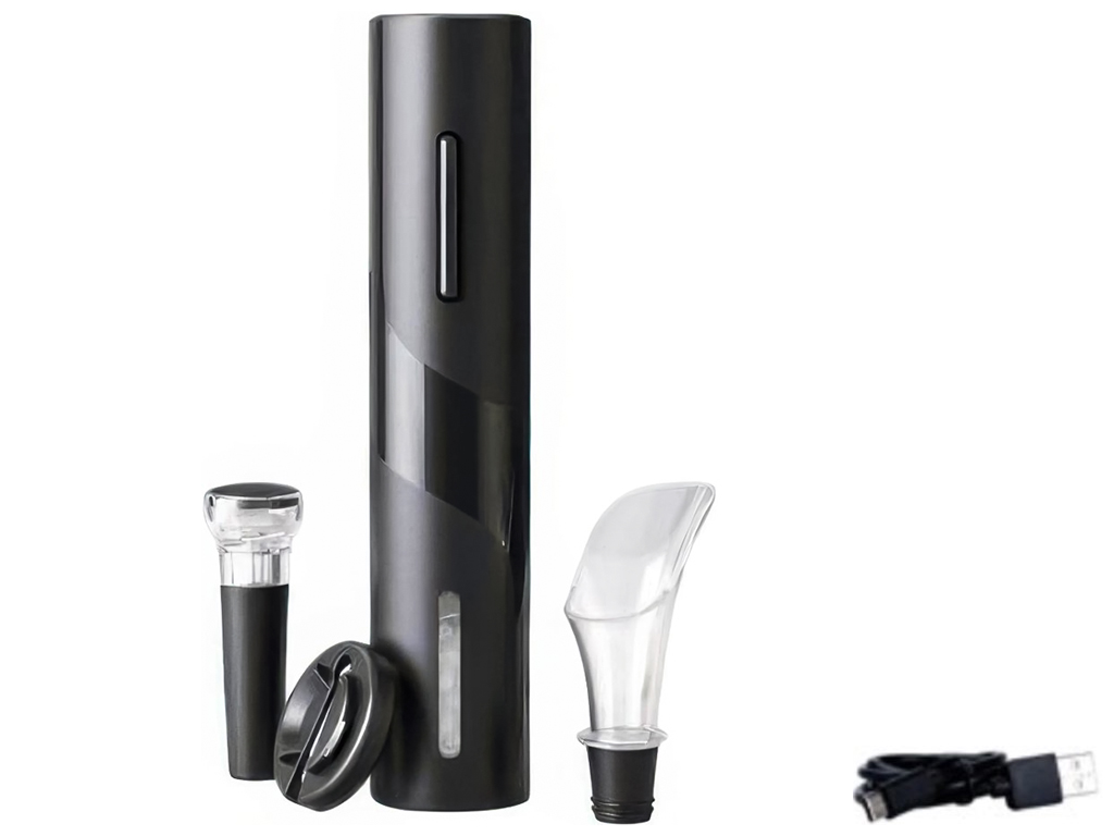 Штопор електричний, 9х24х5,5см (без батарейок 4шт AA)