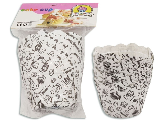 Формочки бумажные для кексов Cake cup, 5,5х5см (цена за упаковку 50шт)