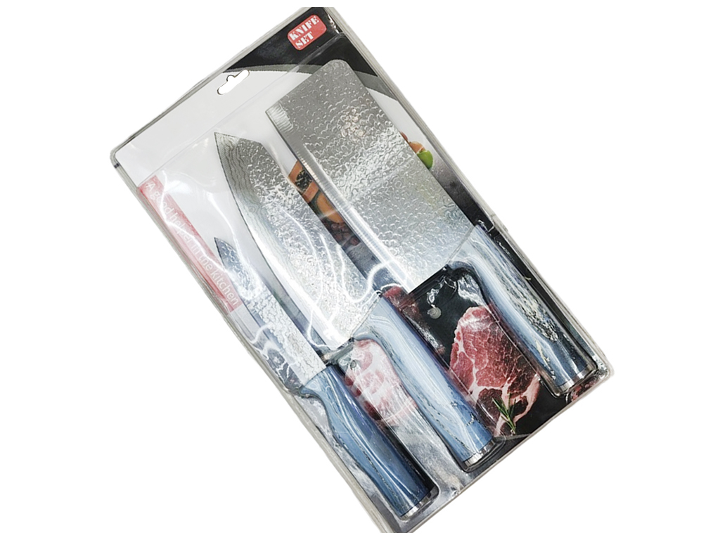 Набор кухонных ножей Space gold, 20,5х36,5см (цена за набор 3предмета )